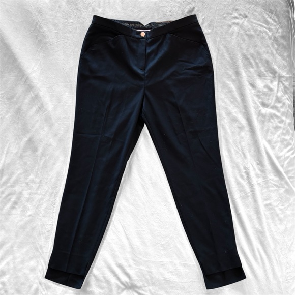 Ted Baker London Navy Trousers Size 8 - Picture 1 of 11